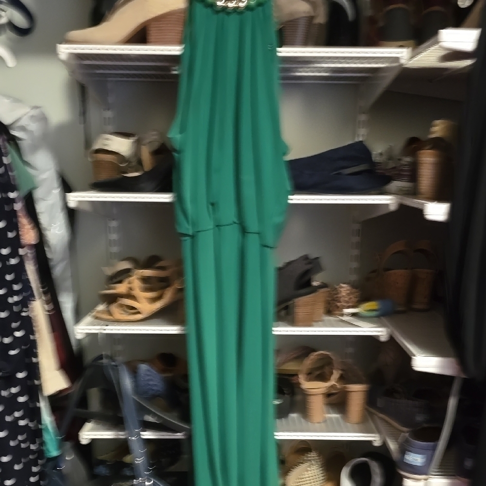 Chic Green Halter Dress